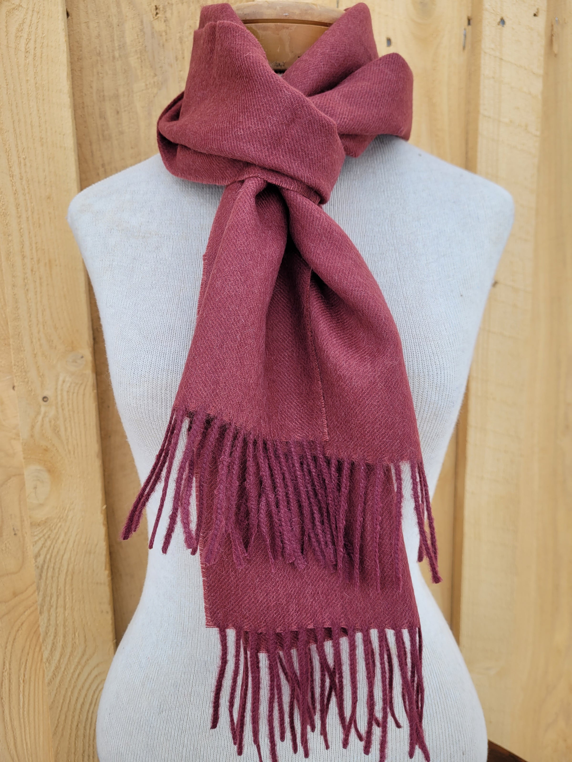 Alpaca Scarf Solid Colors | Alpacas & Ewe Luxury Fibers